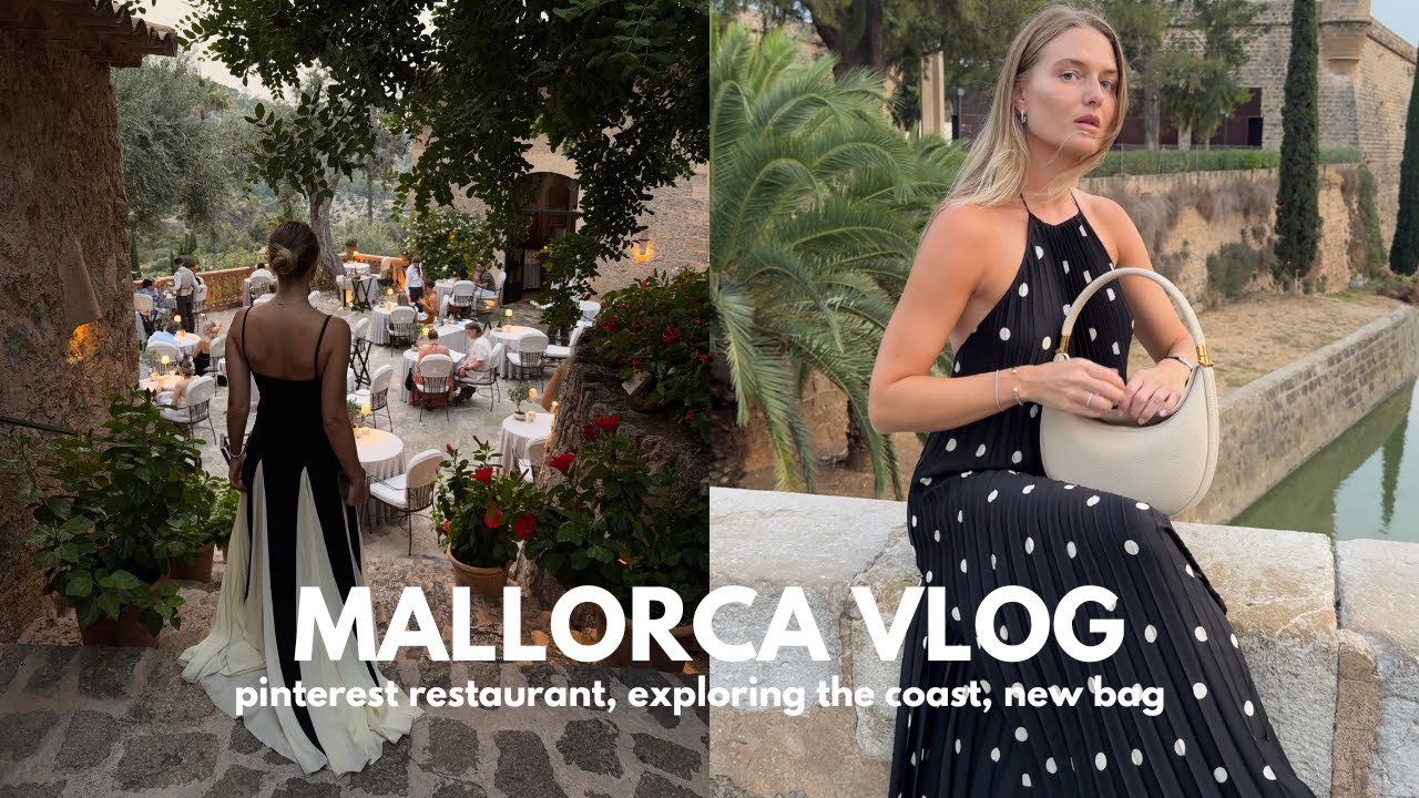 Mallorca vlog part one⎢dining at el olivo, exploring palma and the coast, songmont bag unboxing