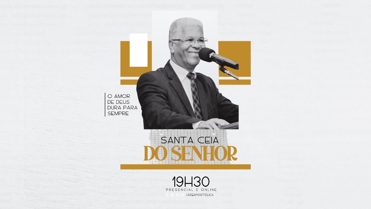 10/01/2026 | Culto de Santa Ceia | Pr. Samuel Almeida | Limeira SP