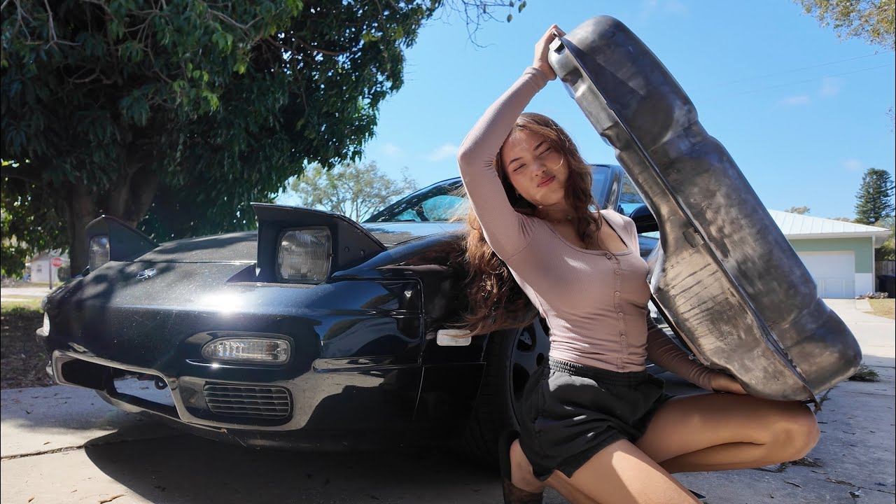 fixing my *broken* project car | new oem 240sx tank, rusty fuel hanger, sanding + gktech mirrors pt1