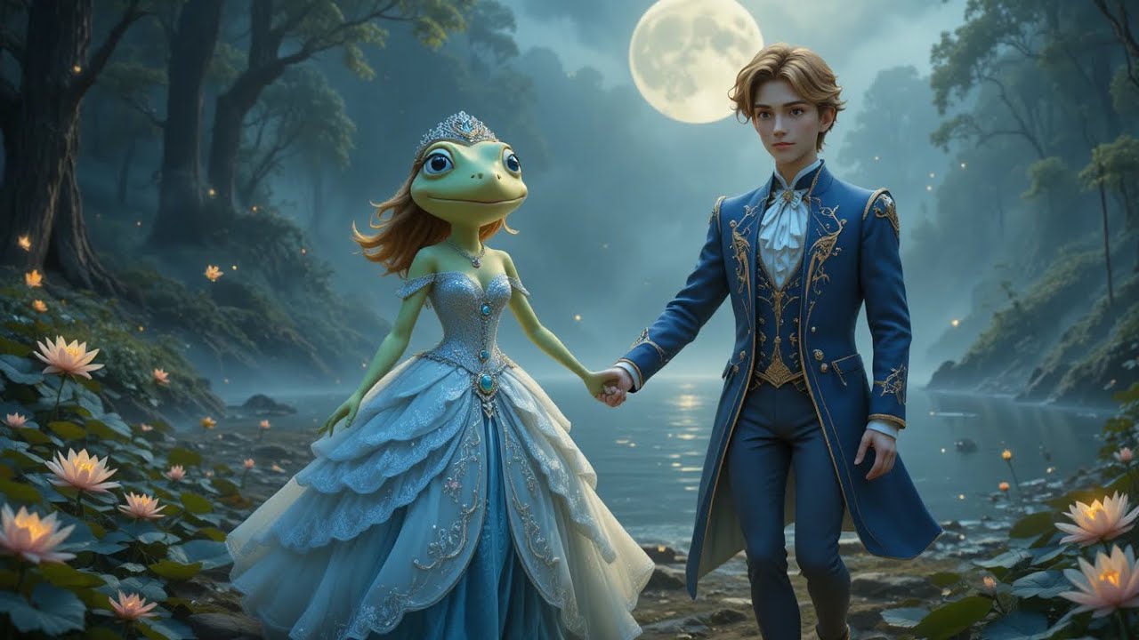 Half Frog, Half Princess | A Beautiful Fairytale of Lunaria | english fairytale |kids adventure club