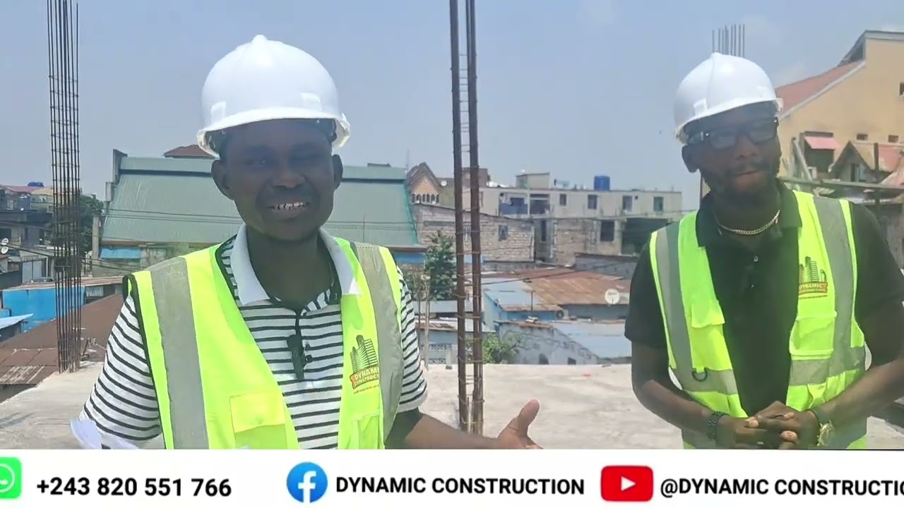 Traçage de deux appartements au première étage Ds la commune d Ngaliema non loin de stade de martyrs
