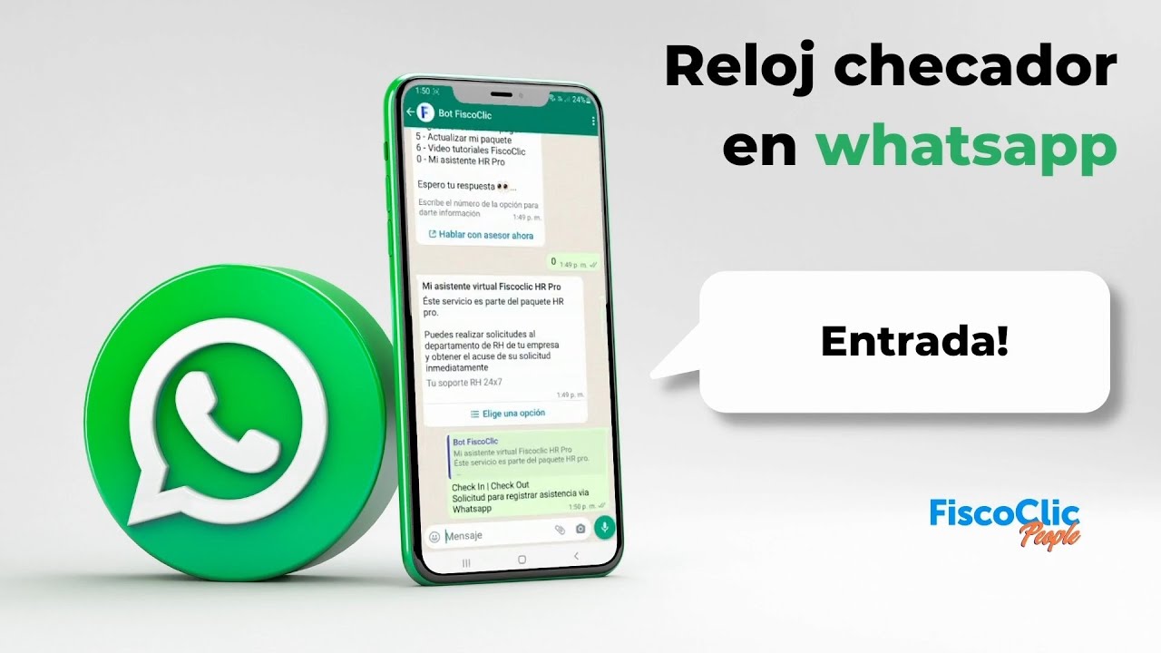 Control de asistencia Fiscoclic (5 m&eacute;todos de registro)