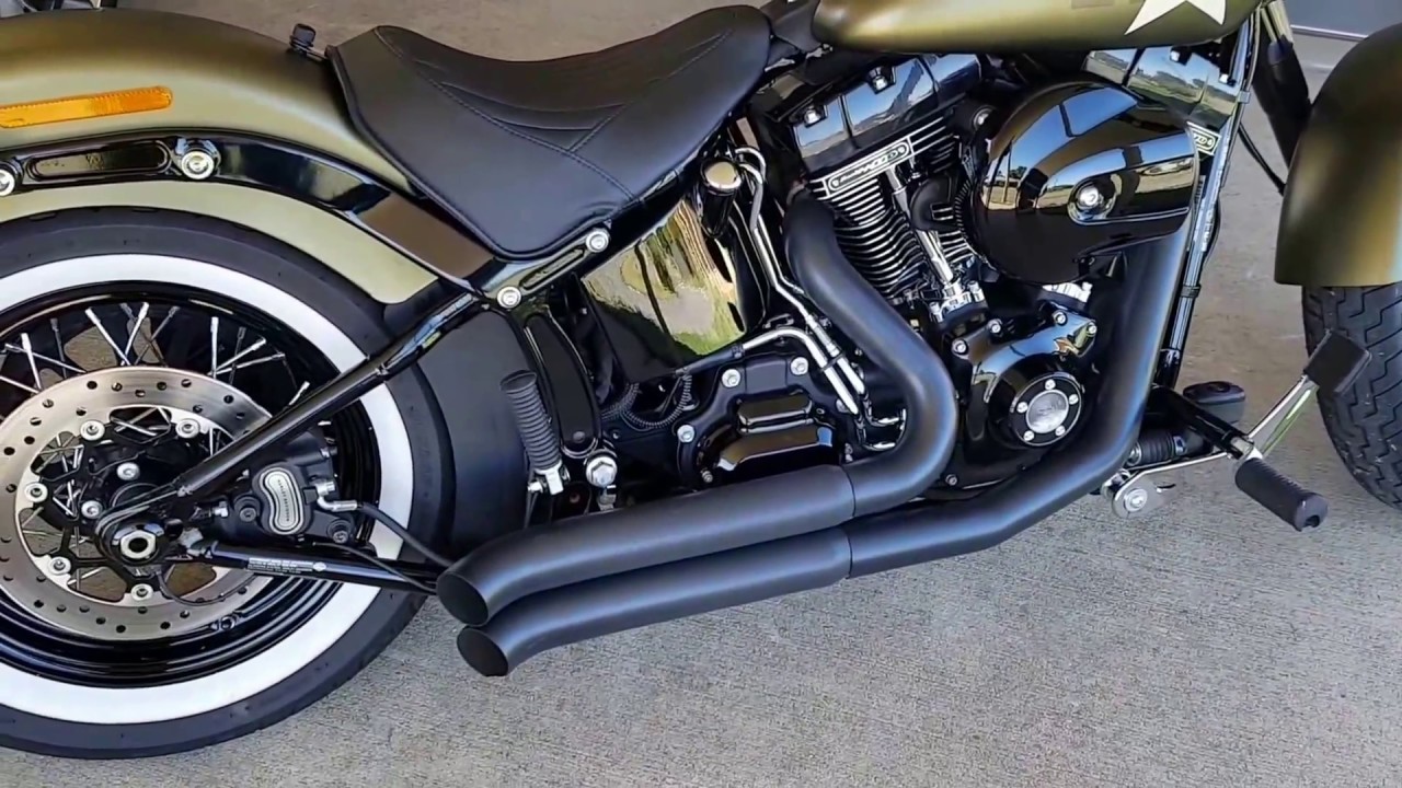 Harley Davidson Softail Slim S with Bassani Firesweep exhaust