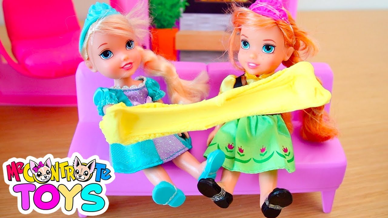 ELSA & ANNA SLIME! La zia ha portato i regali! - Me contro Te Toys