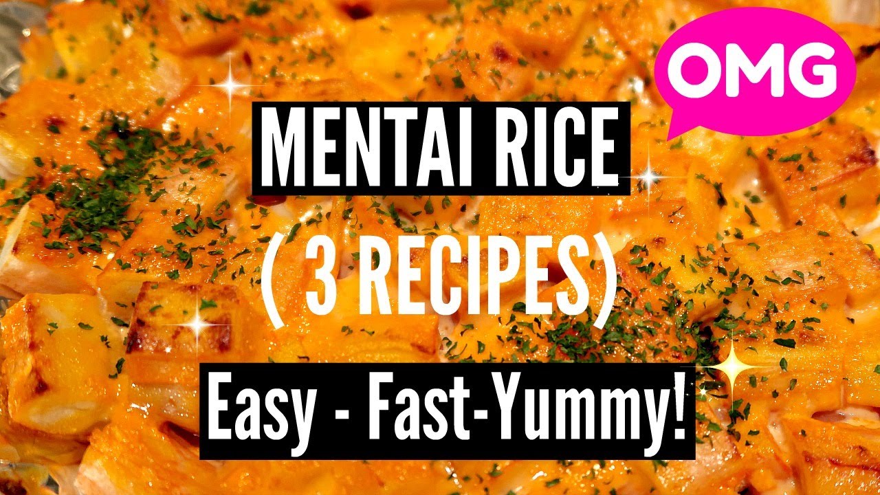 *Must Try* EASY MENTAI RICE RECIPES | SALMON MENTAI RICE WITH OVEN | SALMON MENTAI WITH NO TORCH