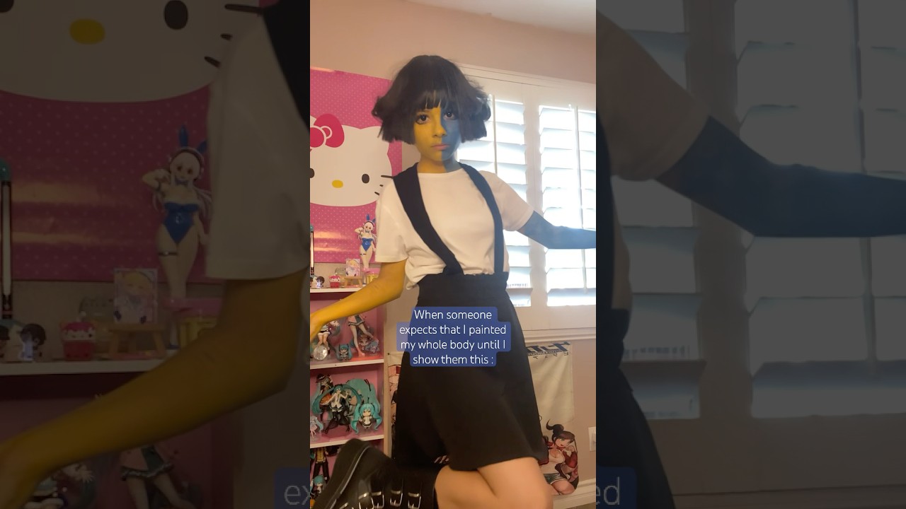#ENA / I ran out of paint btw #bodypaint #cosplay #tvshow #popular #zeykay