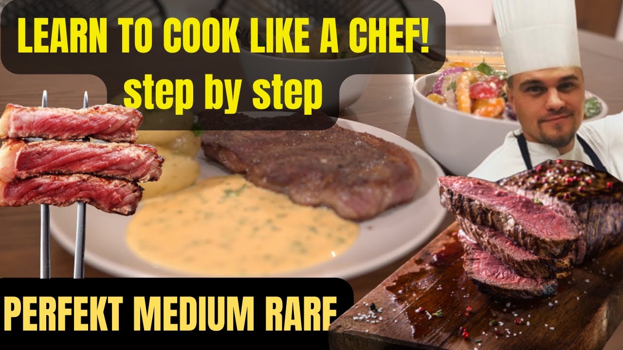 HOW TO COOK PERFECT RIBEYE WITH BEARNAISE SAUCE! | Malaysians must try this!!| 🥩
