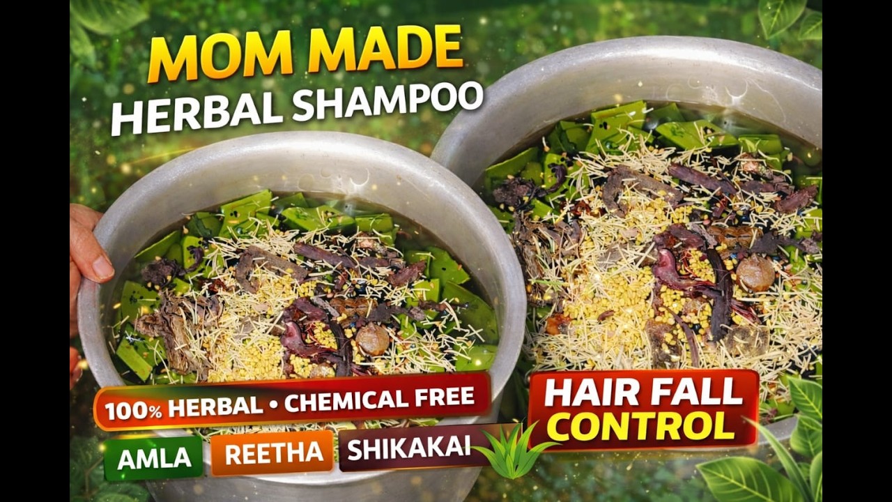 4-Herb Miracle Shampoo – 100% Natural