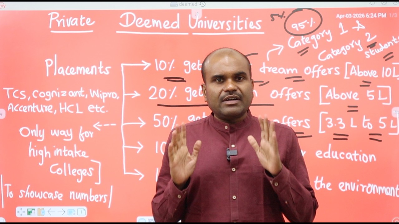 ❌ Deemed Universities-ஐ மட்டும் நம்பி ஏமாறாதீர்கள் | இந்த Reality-யை புரிந்து கொண்டு செயல்படுங்கள்‼️
