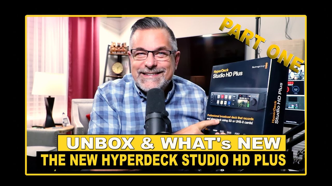 HyperDeck Studio HD Plus Unbox & What's New: Lesson One