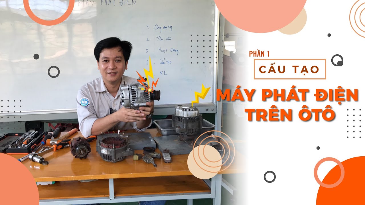 Hệ thống cung cấp điện trên ô tô - Phần 1: Cấu tạo máy phát điện ( Alternator) |TMT FIX