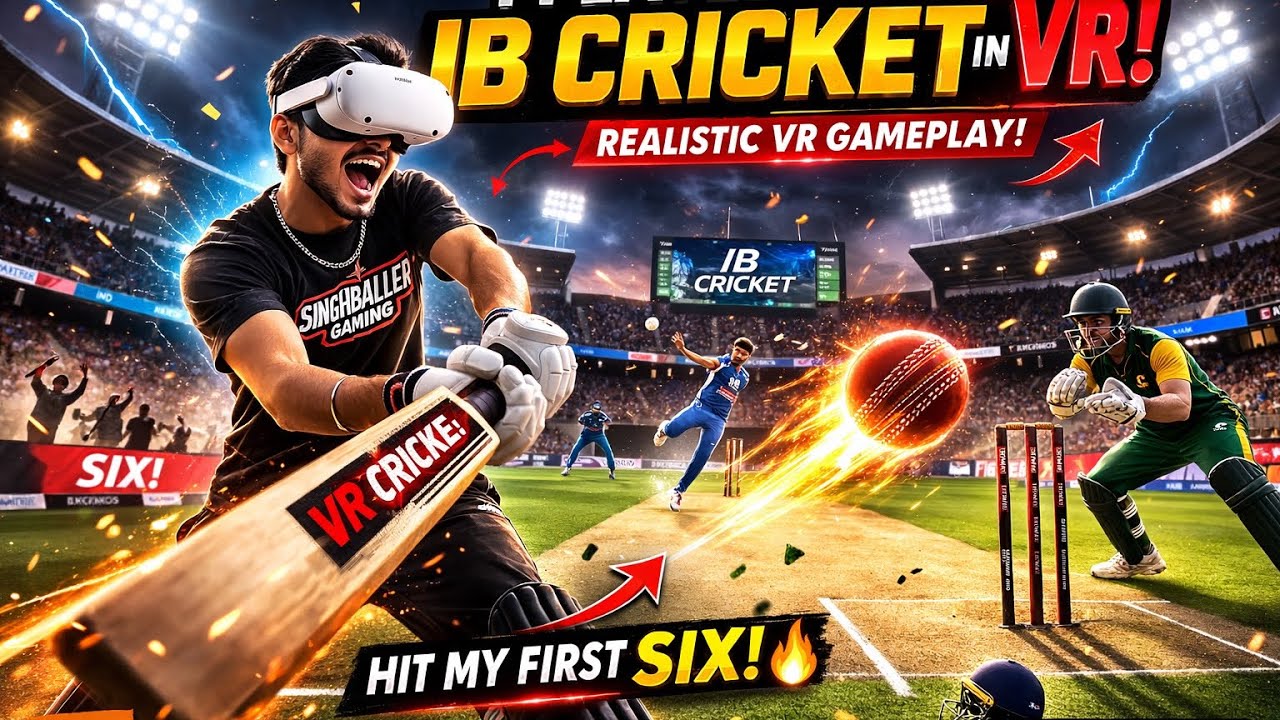 Trying Insane mode in IB Cricket | VR games