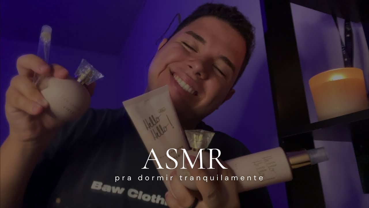 ASMR | Durma com barulhinhos relaxantes (tapping, scratching, perfume, vela, etc…) 