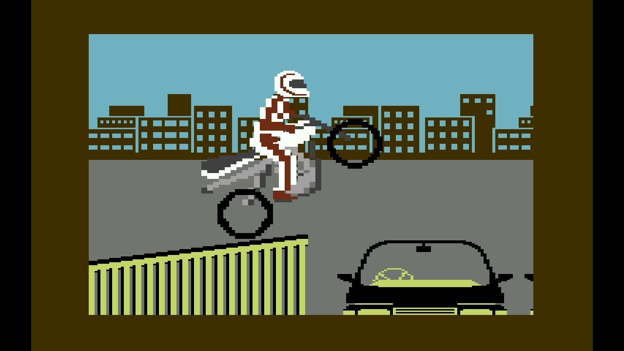 Eddie Kidd Jump Challenge - C64 Longplay (24 Cars)