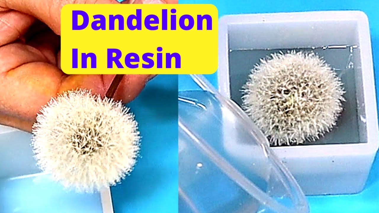 Resin Tutorial:  How to Cast a Dandelion Seed Head