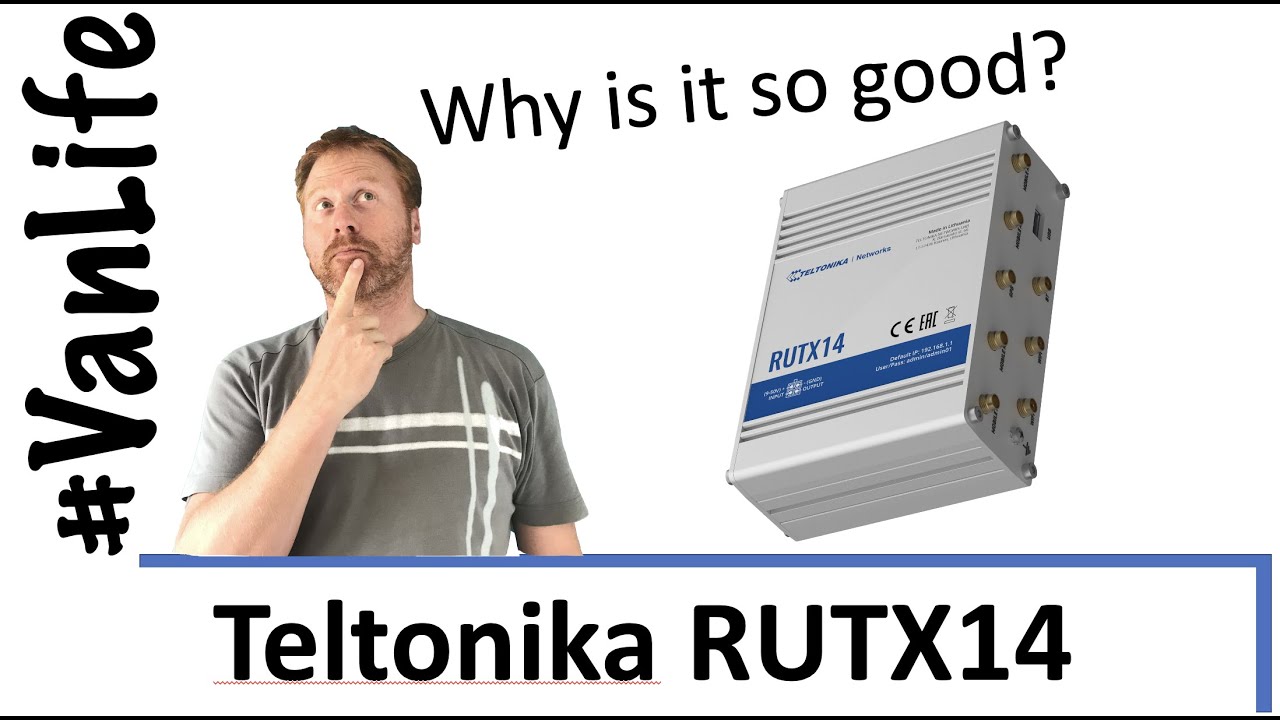 Best 4G Router - Teltonika RUTX14 Cat12 - Campervan, Motorhome, RV.