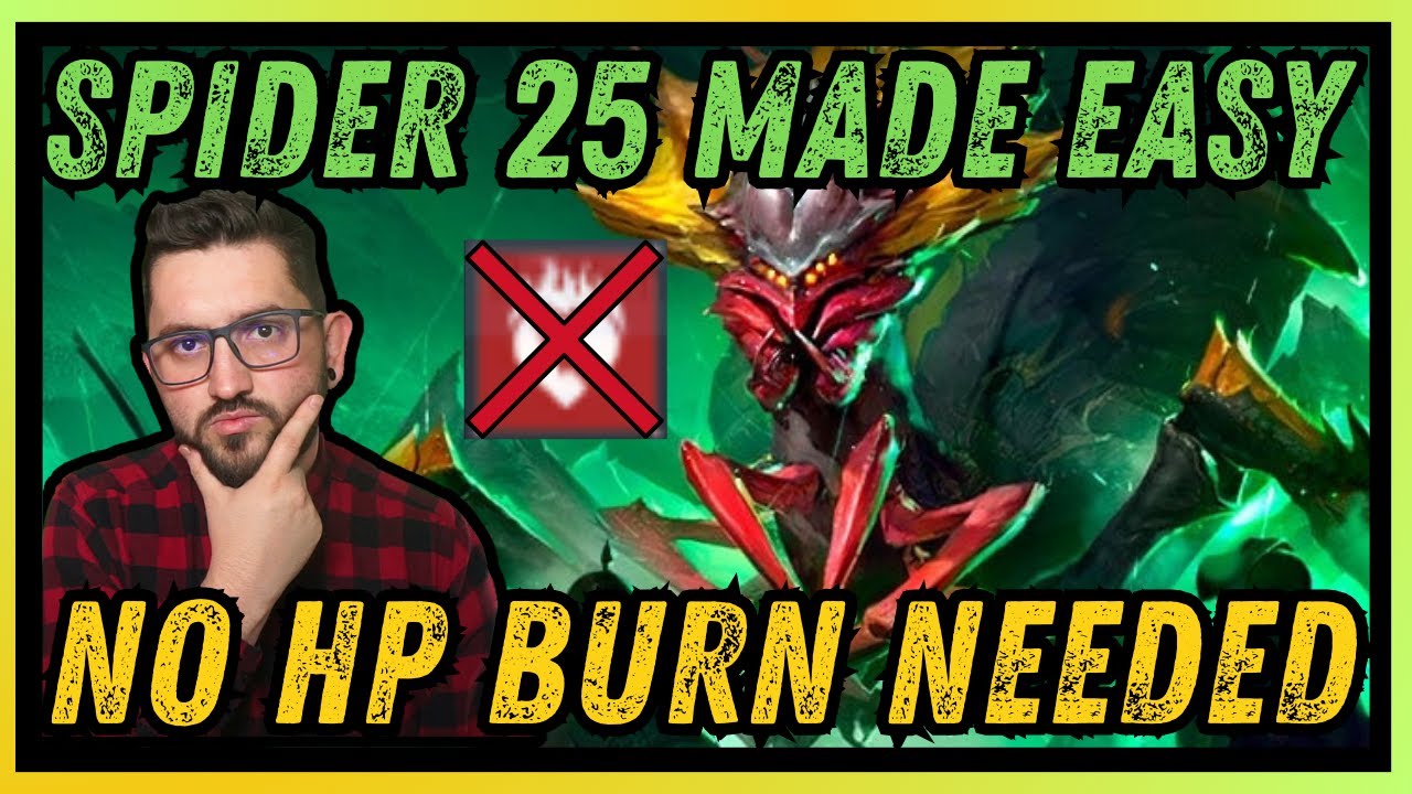 🚨 FULL AUTO Spider 25 Farm NO HP Burn Team 🚨 F2P 2024 Ep. 23 | RAID SHADOW LEGENDS