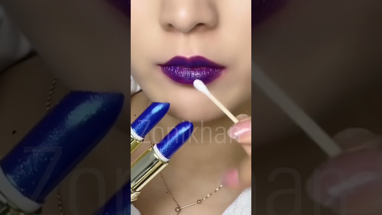 Blue lipstick 💄 #lipstick #ytshorts