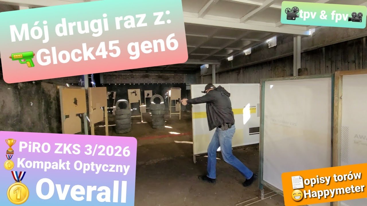 🏆PiRO ZKS 3/26 🥇KO🔭 drugi raz z 🔫GLOCK 45 gen6🥇Kompakt Optyczny🔭 02.03.2026