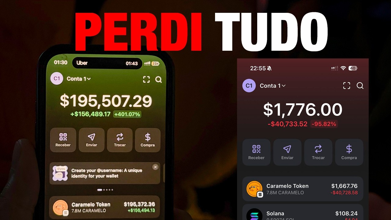 Como fiz 1 MILH&Atilde;O com MEMECOINS em 24 HORAS e PERDI TUDO EM 5 MINUTOS
