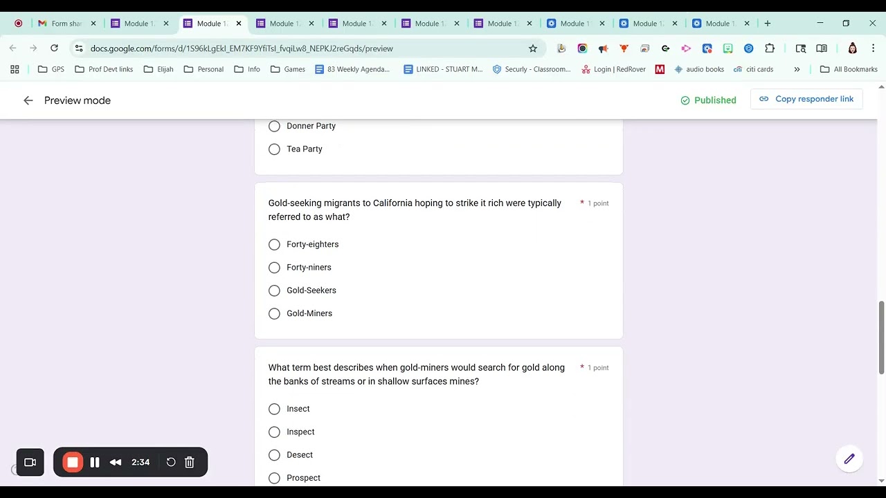 Module 12, Lesson 3 Reading Q's