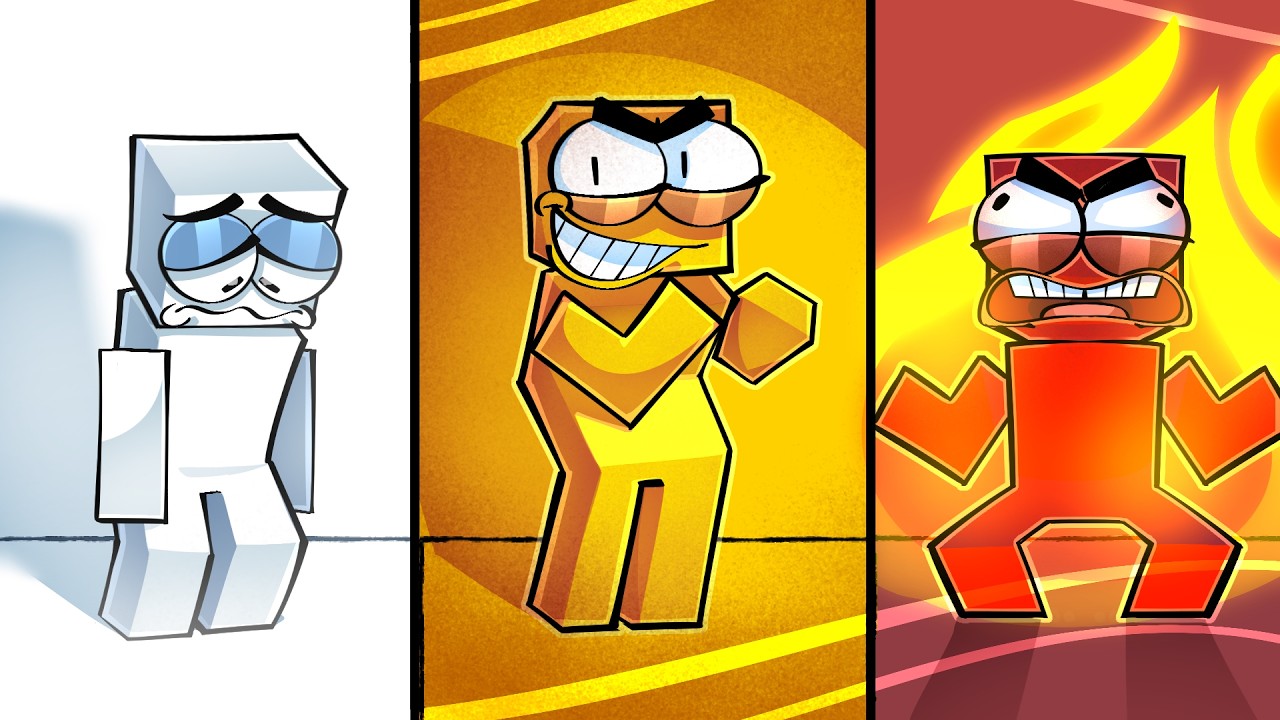Meus Amigos Roubaram Minha Cor no Minecraft!