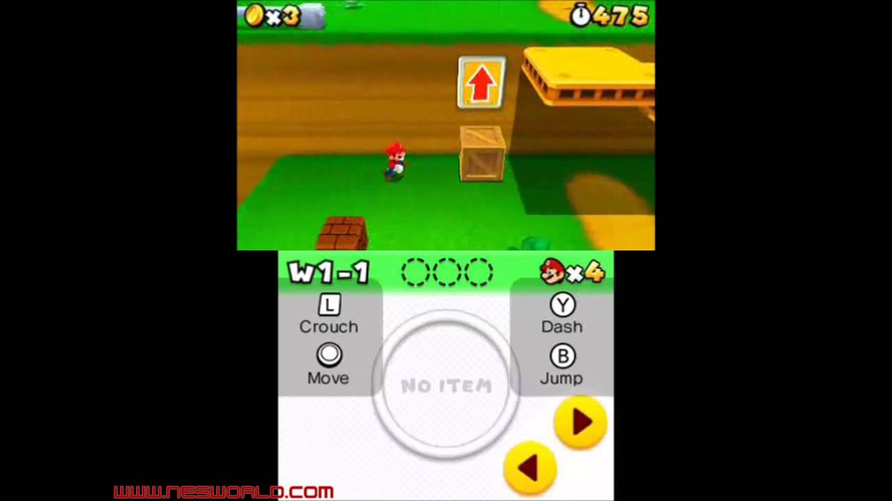 Super Mario 3D Land Nintendo 3DS Demo Cartridge