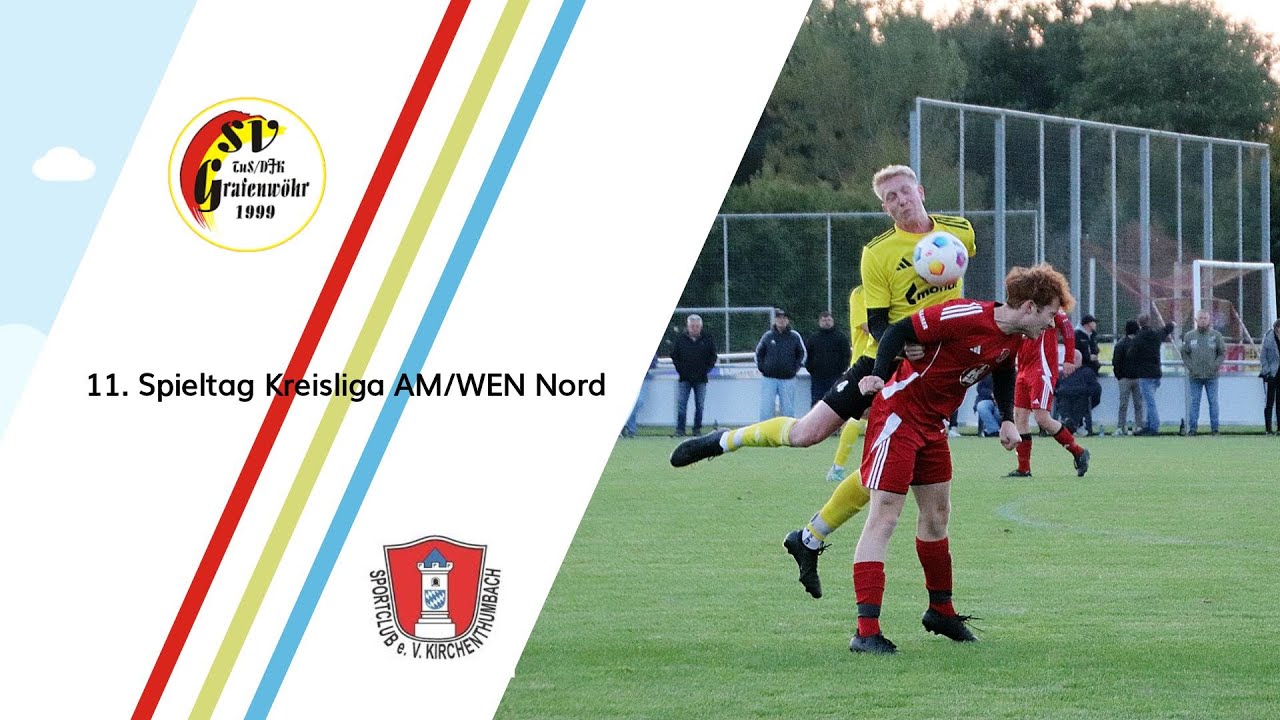 SV TuS/DJK Grafenwöhr - SC Kirchenthumbach | 11. Spieltag Kreisliga AM/WEN Nord | Tore & Highlights