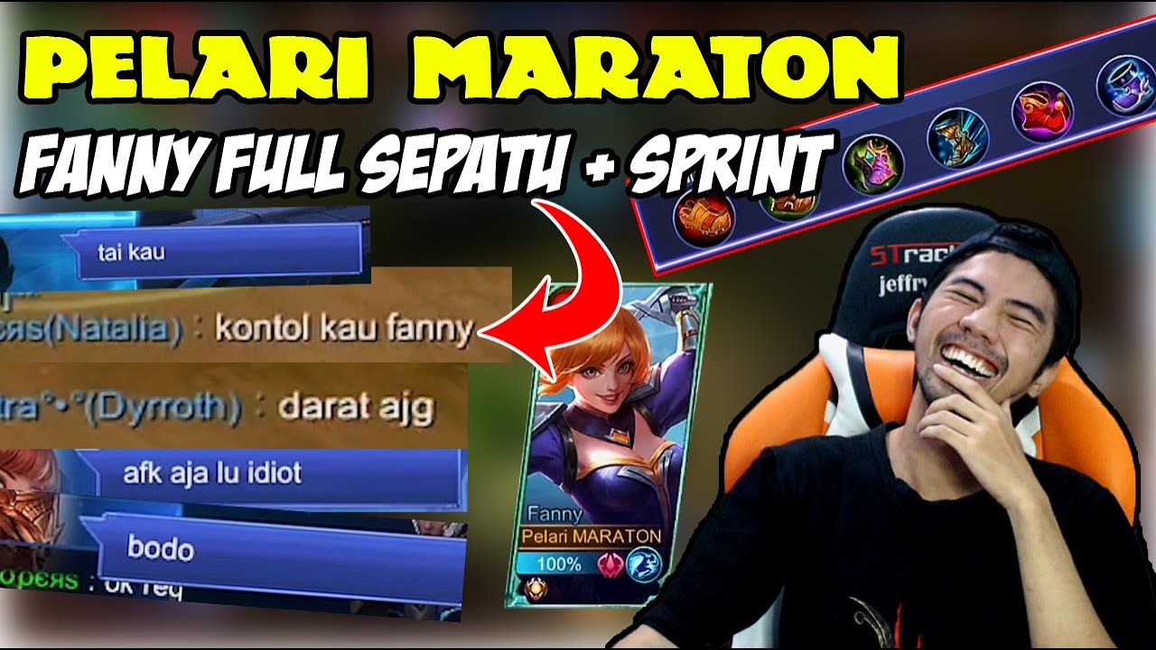 PRANK FANNY JADI PELARI MARATON FULL SEPATU + SPRINT