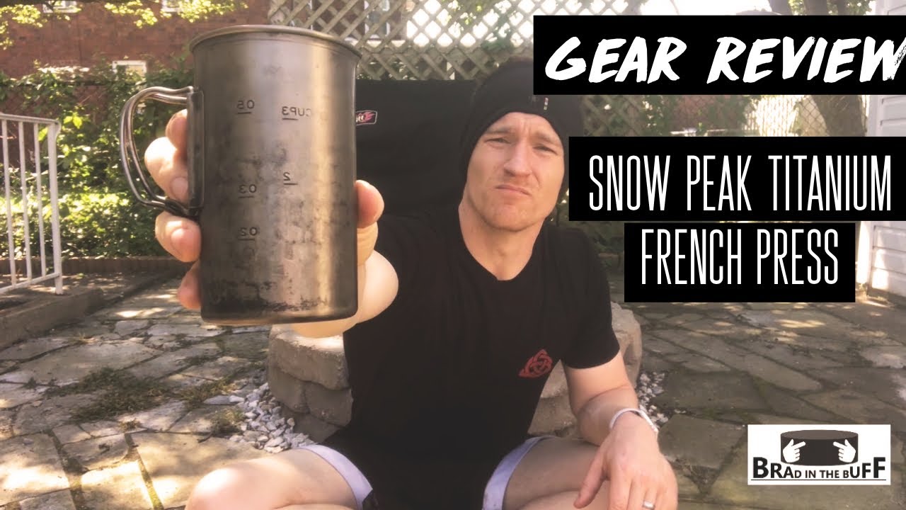 #28 Gear review of my snow peak titanium French press!
