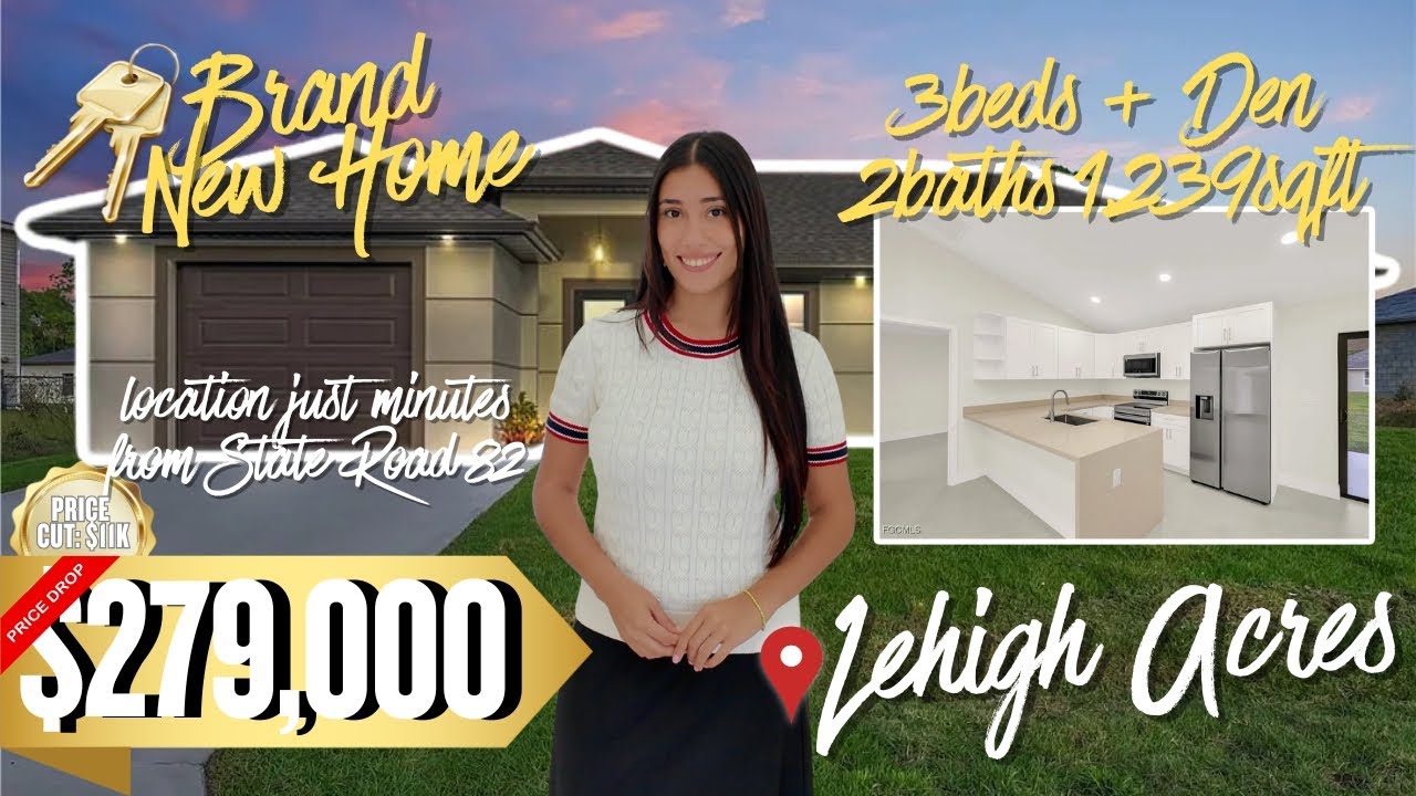 Move-In Ready 2025 Home For Sale Near Fort Myers & SR 82