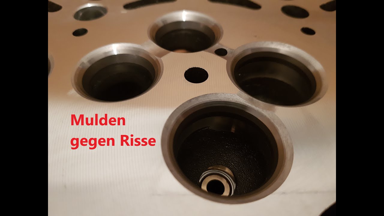 Zylinderkopf upgrade 2.0TDI 16V standfest - Mulden gegen Risse Teil6/2 Audi VW Seat Skoda BKD