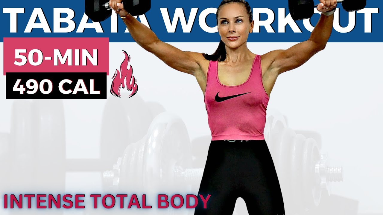 50-MIN INTENSE TOTAL BODY KILLER TABATA WORKOUT (lose weight fast, build lean muscle + abs workout)