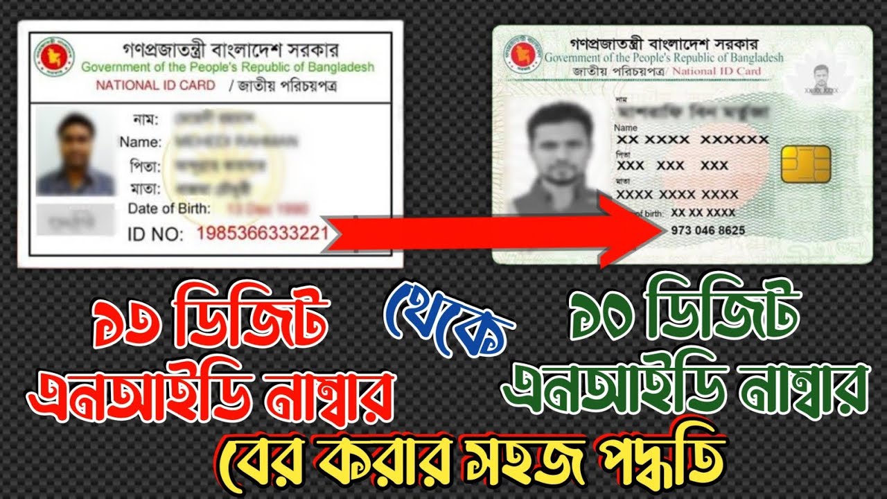 Old NID to Smart Card Number | Smart NID to Old NID Number | Old NID to New NID | Info Relate