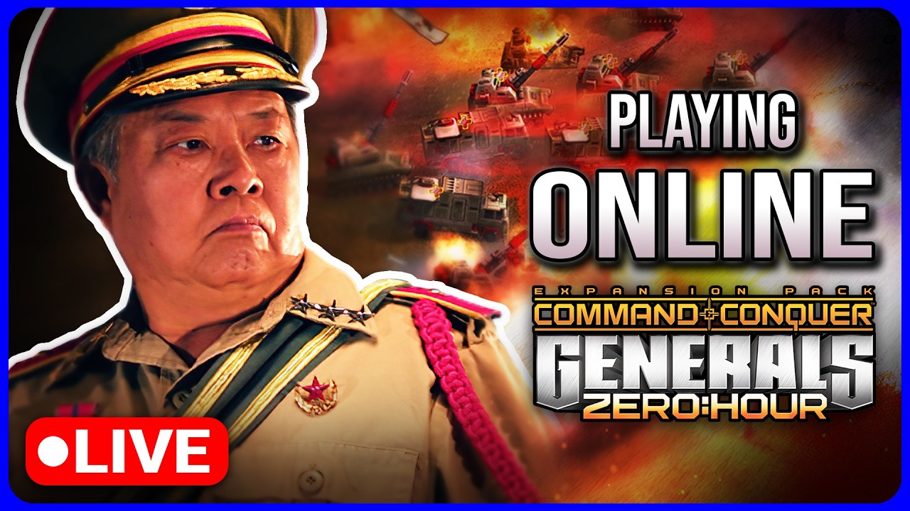 [NA ŻYWO] Wywoływanie nuklearnego armagedonu w grach FFA w trybie wieloosobowym online | C&C Generals Zero Hour