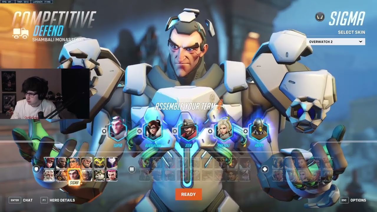 20K DMG! SUPER SIGMA POTG OVERWATCH 2 GAMEPLAY SEASON 10 TOP 500