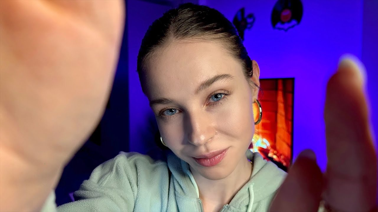 ASMR Comforting You For Anxiety Relief & Sleep🤍| Positive Affirmations, Hair Brushing, Face Massage