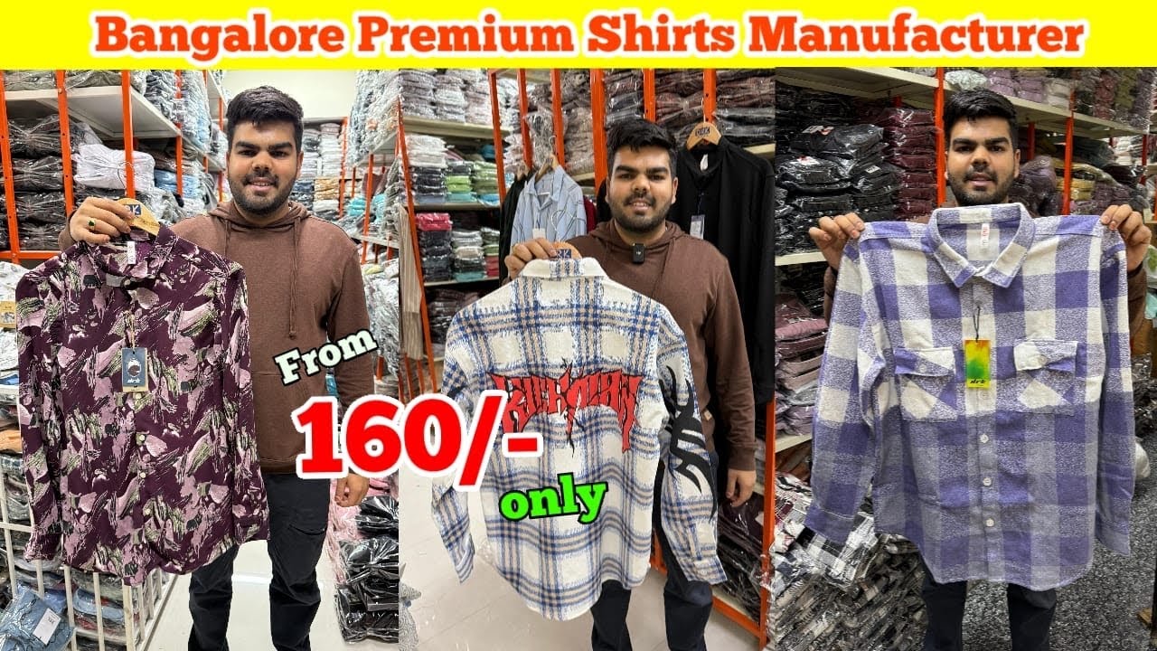 Bangalore Premium Shirts Manufacturer | Bangalore Branded Shirts Manufacturer | Bangalore Market