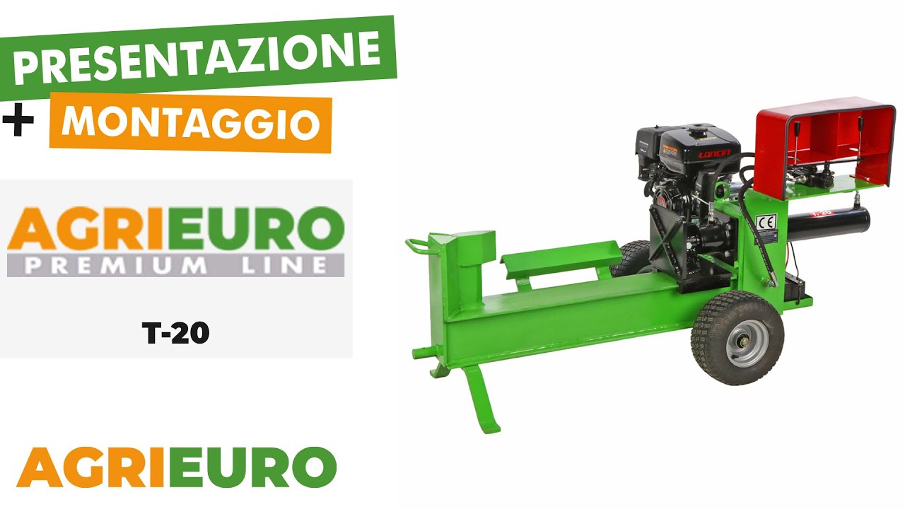 Spaccalegna a scoppio T-20 - Presentazione e Montaggio