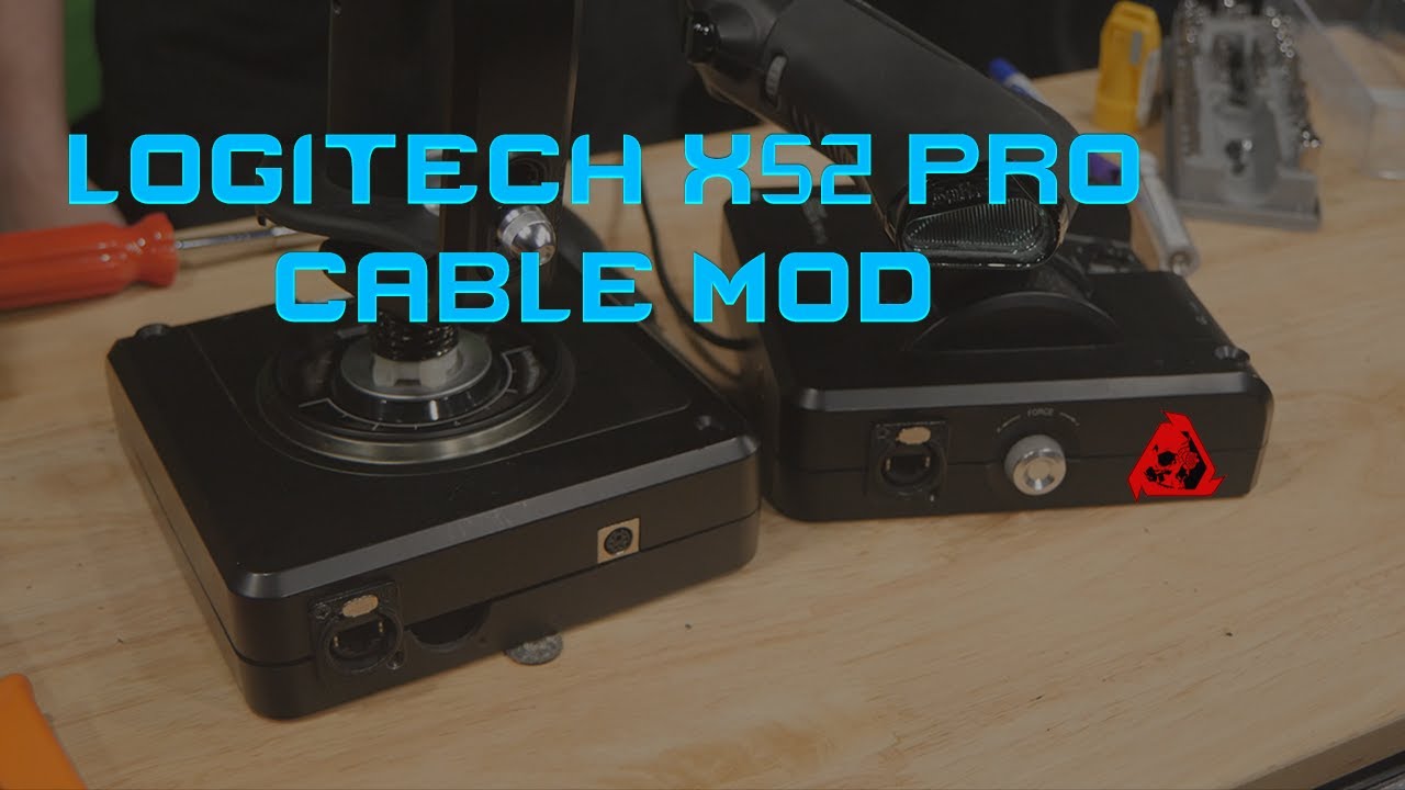 Logitech X52 Pro HOTAS - Cable Mod
