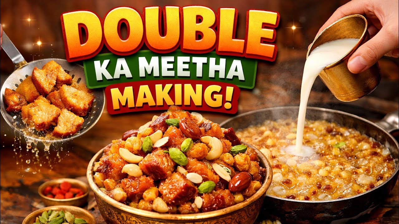 Double Ka Meetha Recipe | Hyderabadi Style  | डबल का मीठा | డబుల్ కా మీఠా | Hyderabadi Meetha