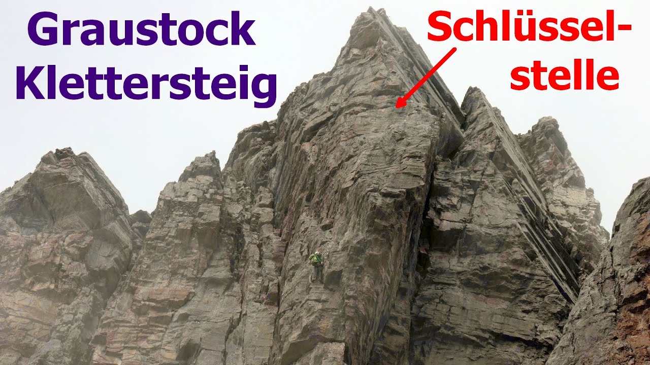 Graustock - Klettersteig nur für Mutige!