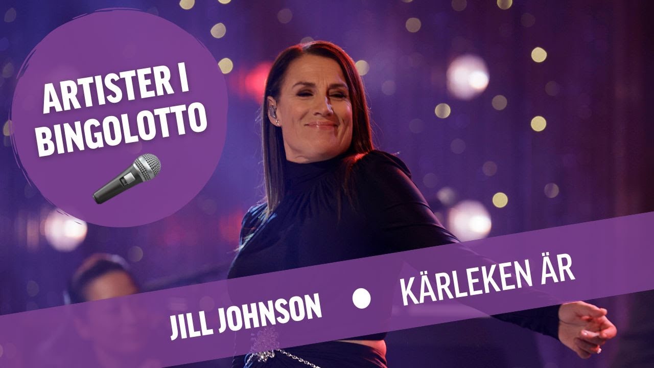 Jill Johnson - Kärleken är - Live i BingoLotto