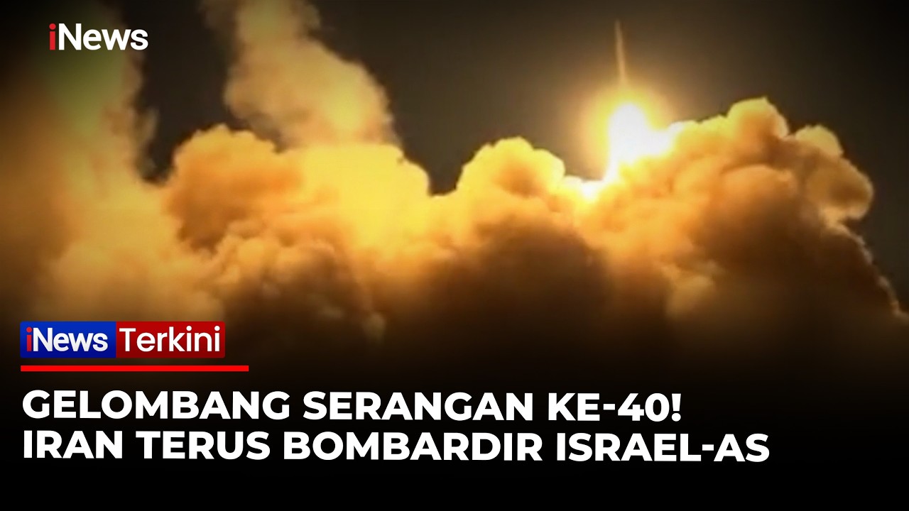 TANPA AMPUN! Iran Terus Luncurkan Rudal Balistik, Bombardir Israel | iNews Terkini