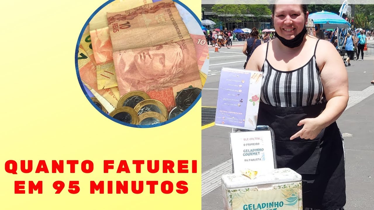 VENDENDO GELADINHO NA RUA/FUI VENDER GELADINHO NA PAULISTA E  FILMEI TUDO PARA VOCÊS