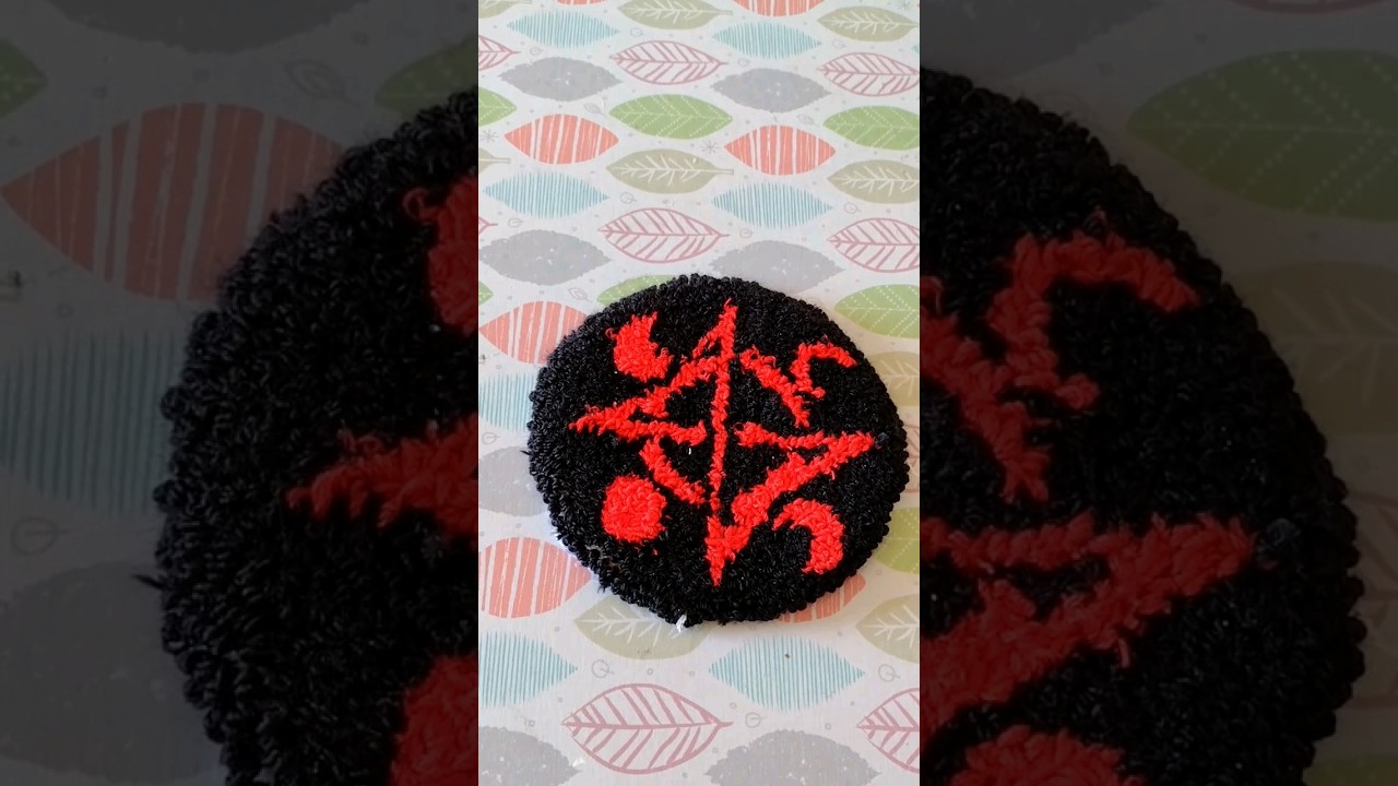DIY Ateez Moon phase Punch needle Art #kpop #kpopfanart #ateez #atiny #punchneedle #cute