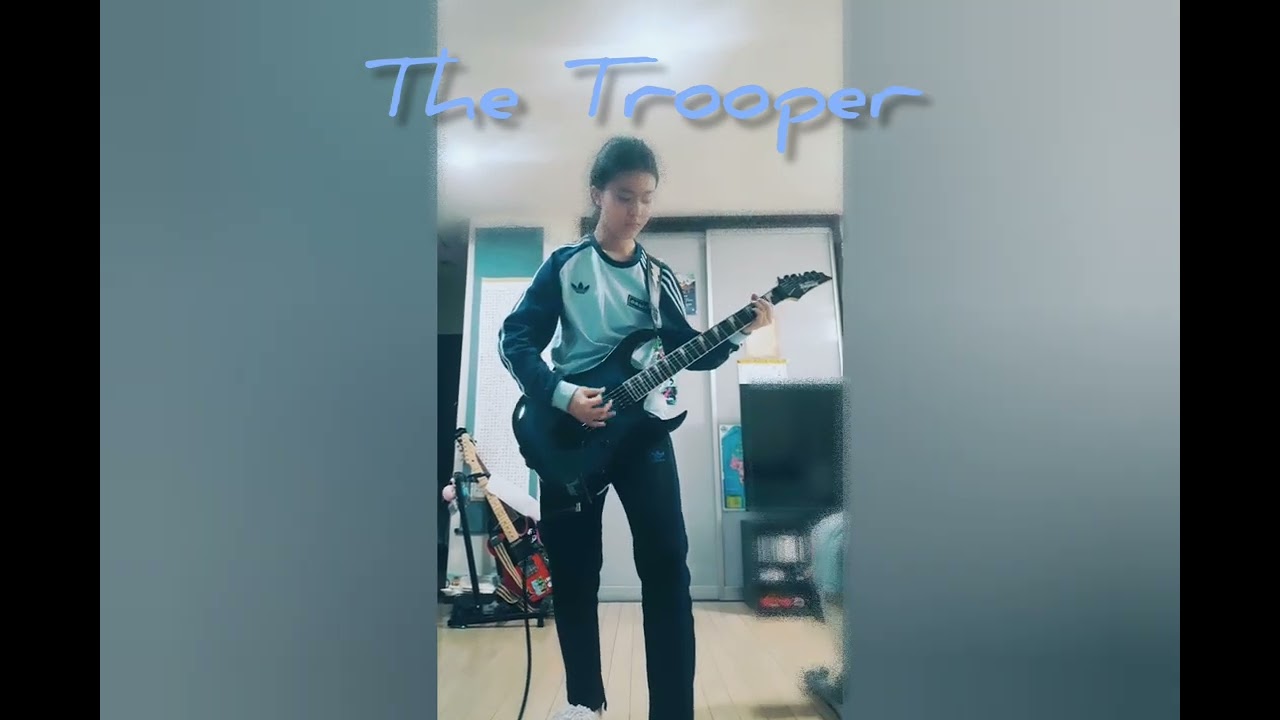 「The Trooper」IRON MAIDEN #ギター練習 #guitarcover #中学生独学🔰