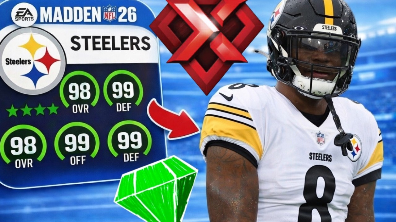 I Put LAMAR JACKSON On The Pittsburgh Steelers In Madden 26!