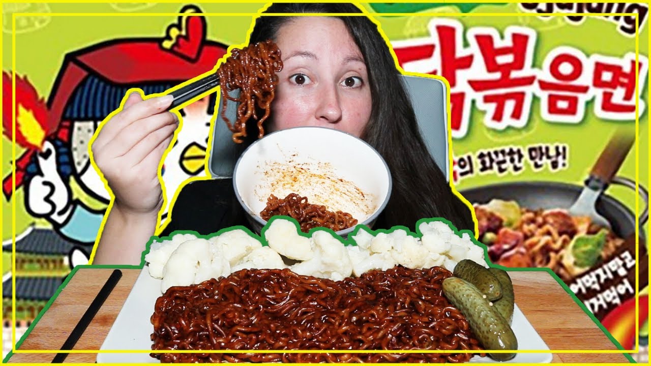 SPICY FIRE BLACK BEAN NOODLES MUKBANG EATING SHOW ITA #57 - Rispondo alle vostre domande FAQ
