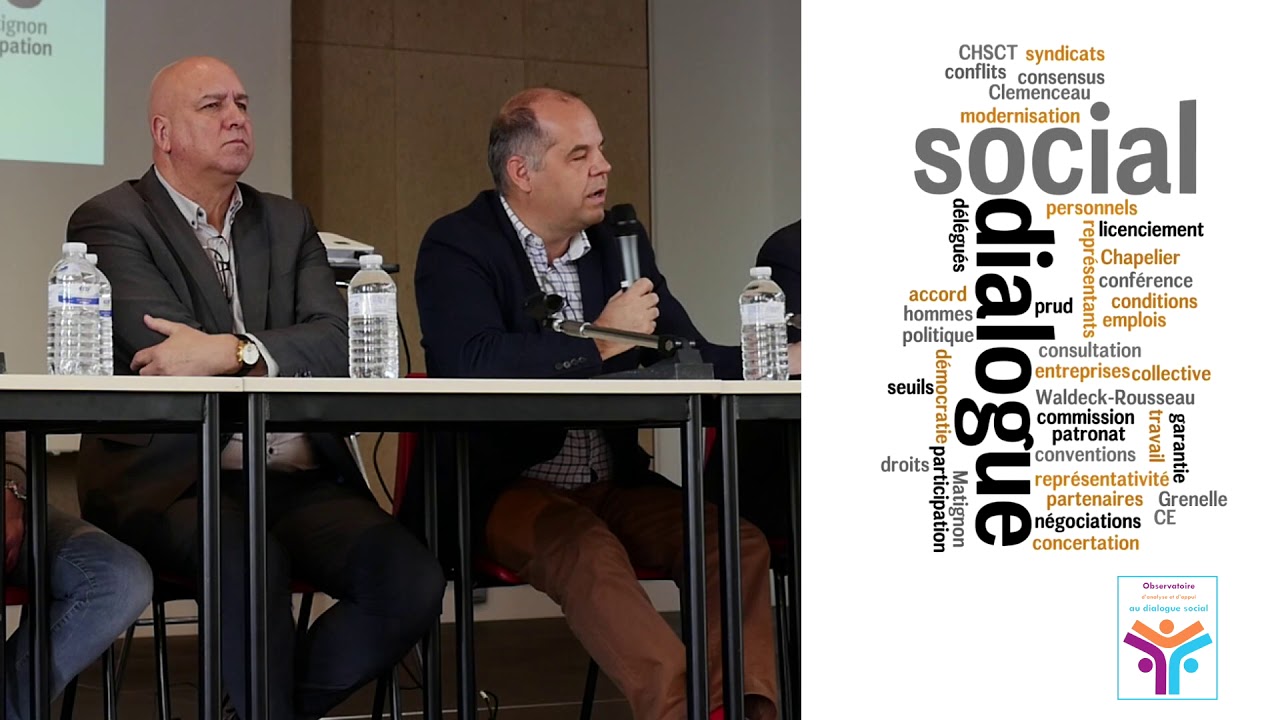 Rencontres dialogue social Vienne - Observatoire 86 - 09/04/2019